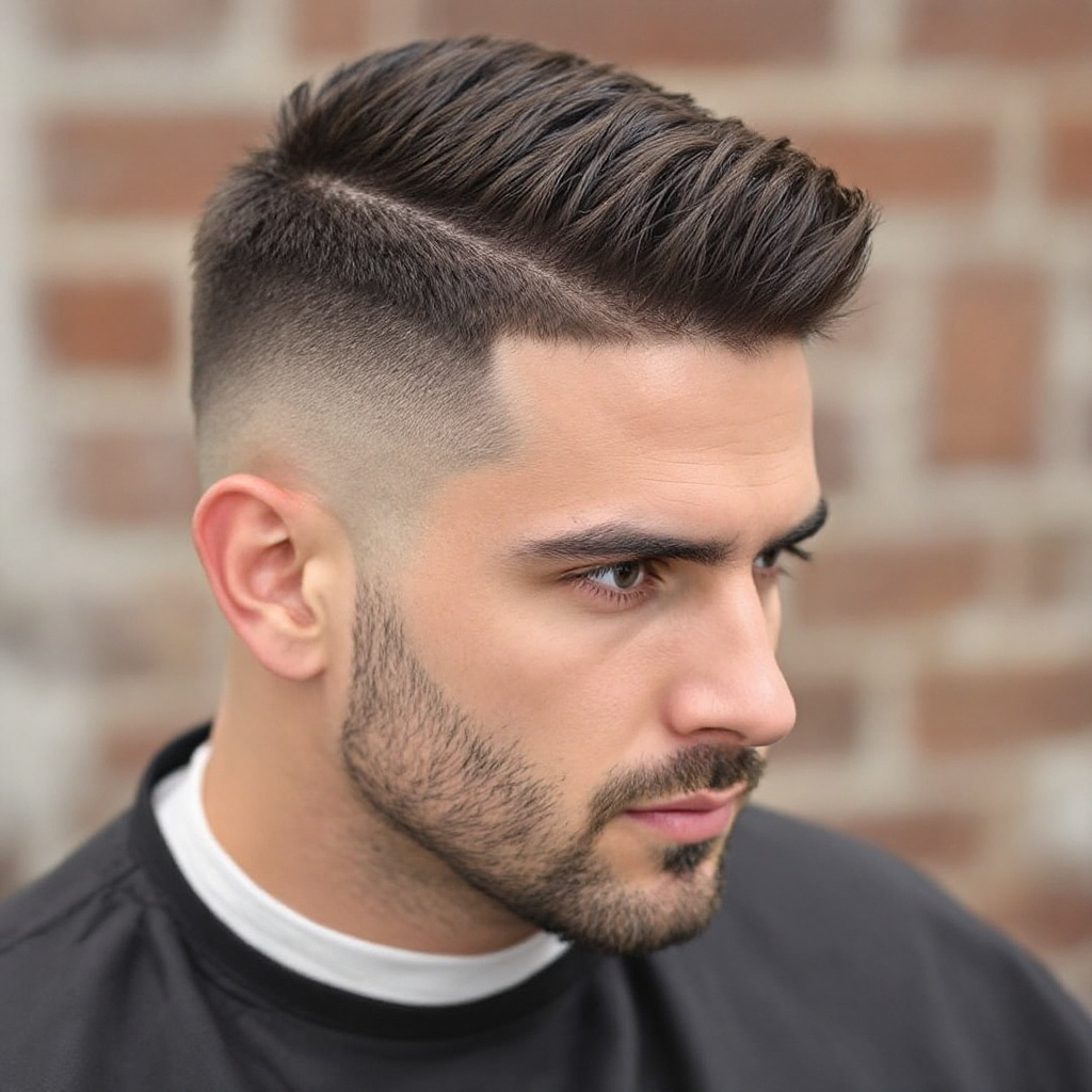 Textured Crop For Men with Highlights